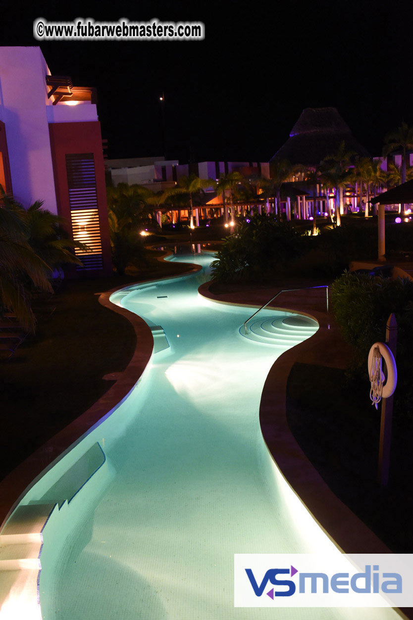 Black Light Pool Party