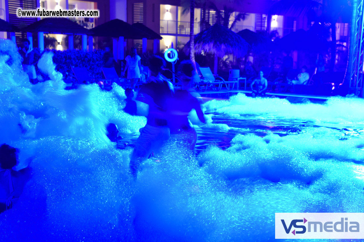 Black Light Pool Party