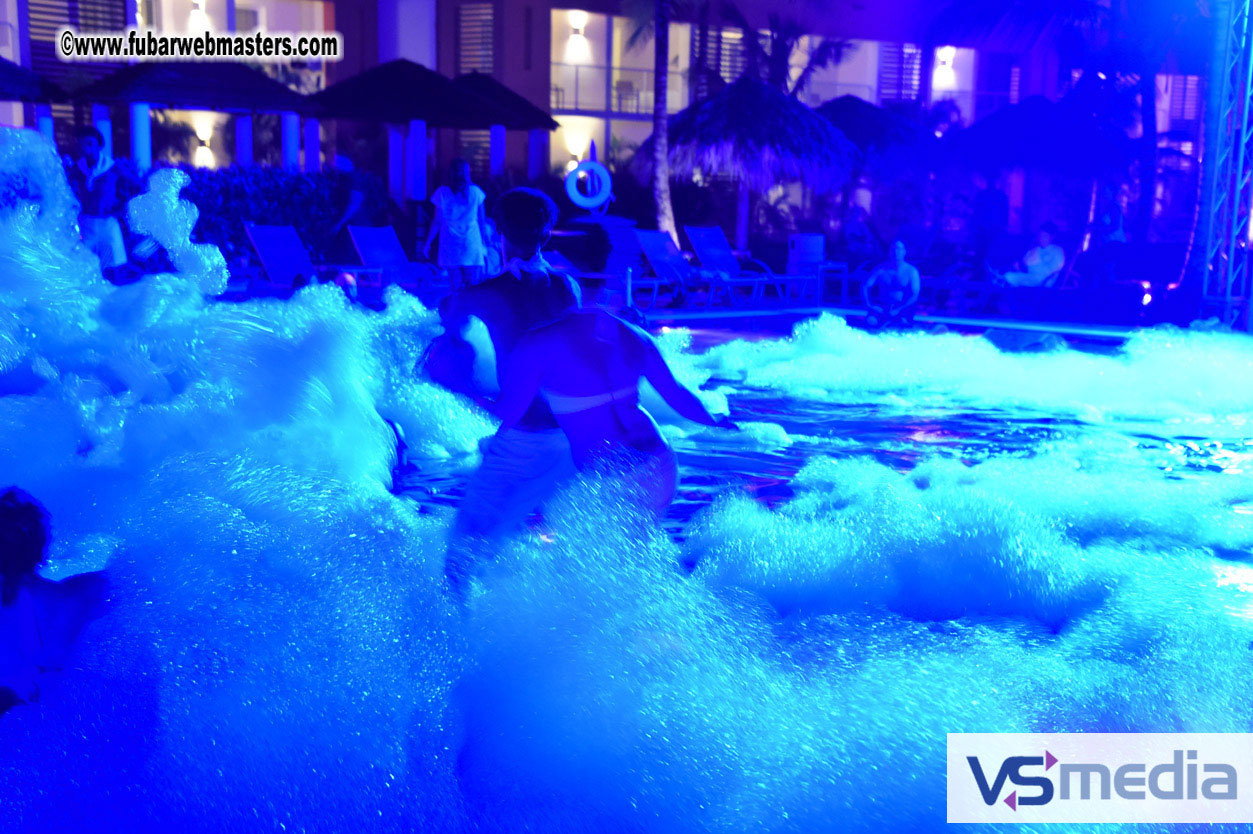 Black Light Pool Party