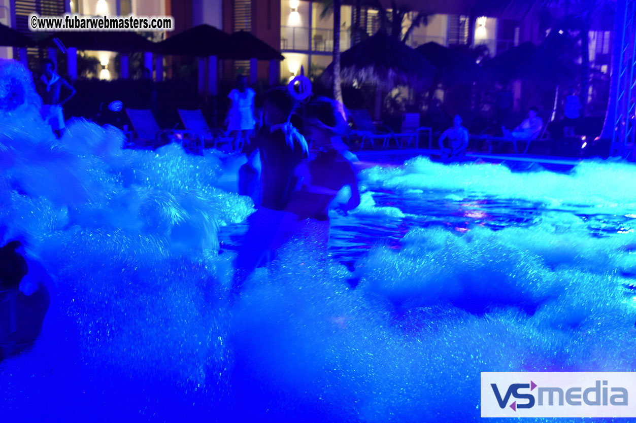 Black Light Pool Party