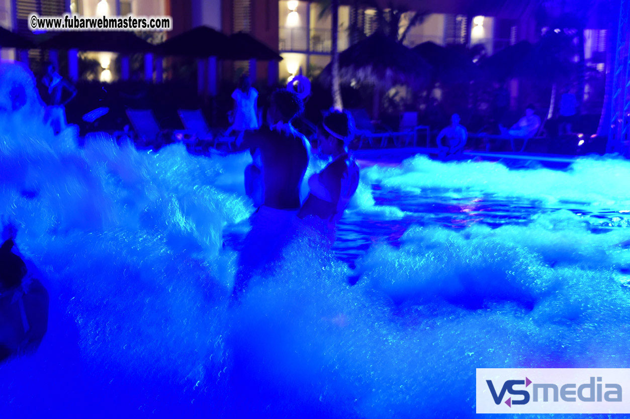Black Light Pool Party