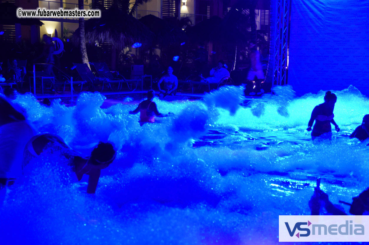 Black Light Pool Party