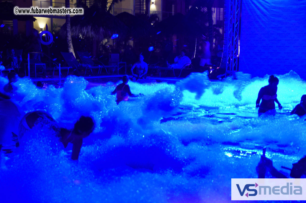 Black Light Pool Party