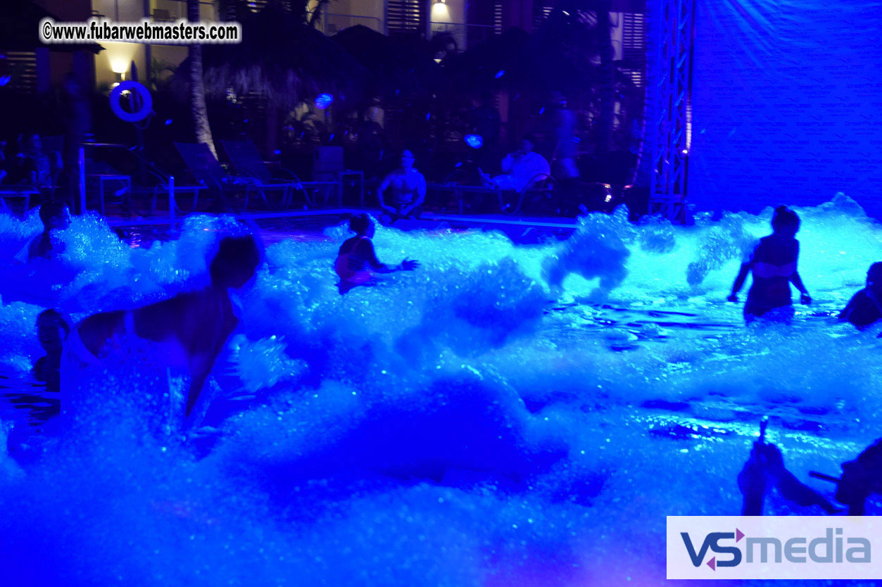 Black Light Pool Party