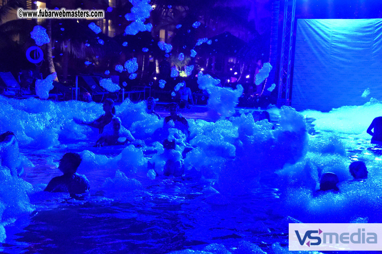Black Light Pool Party