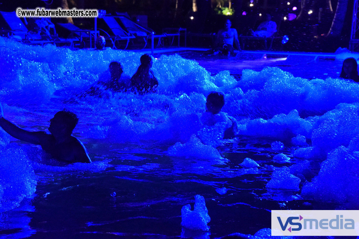 Black Light Pool Party