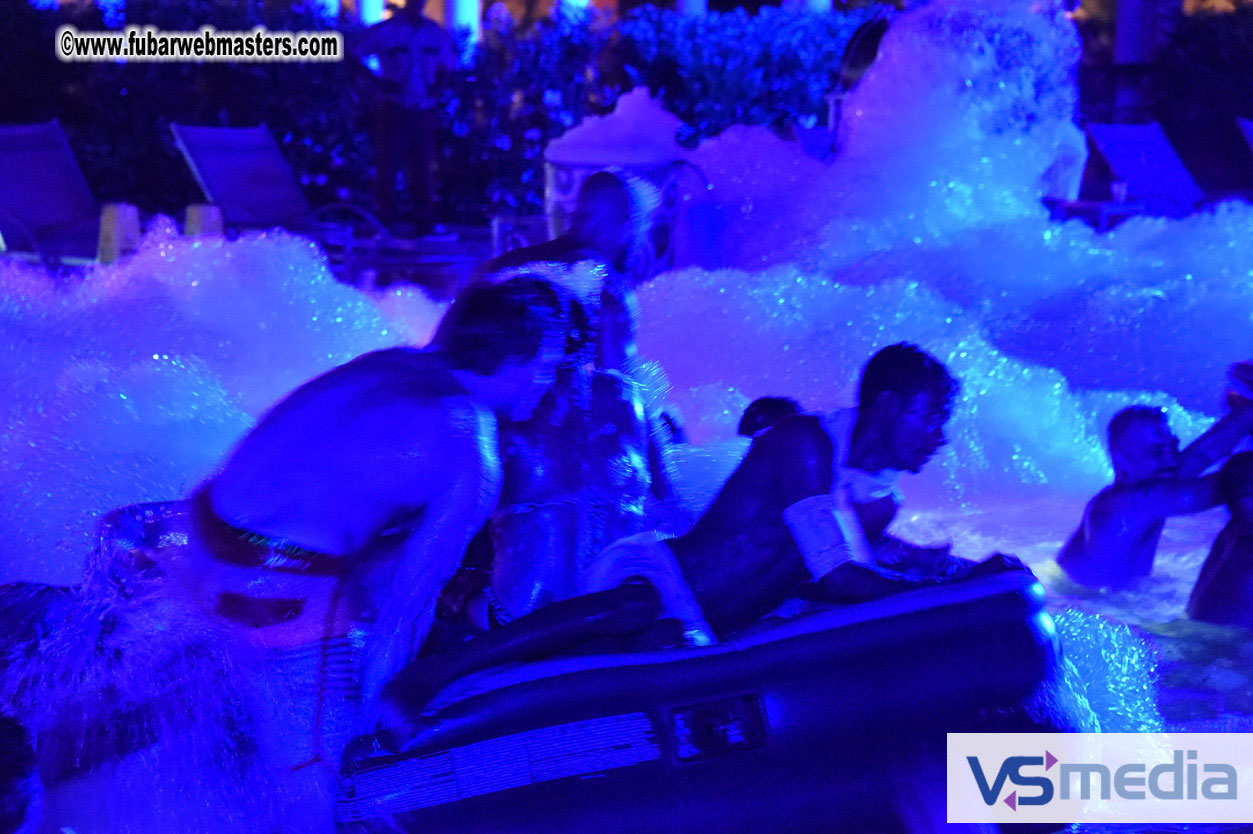 Black Light Pool Party