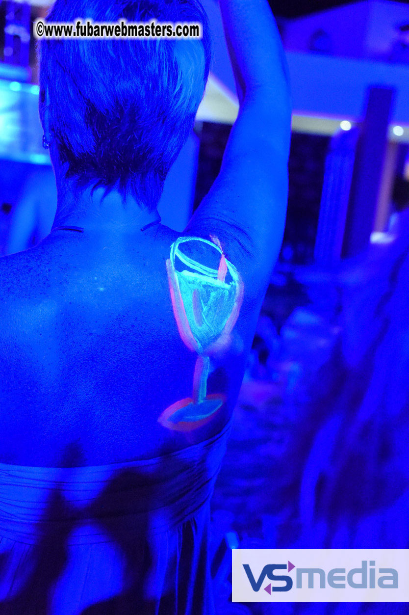 Black Light Pool Party