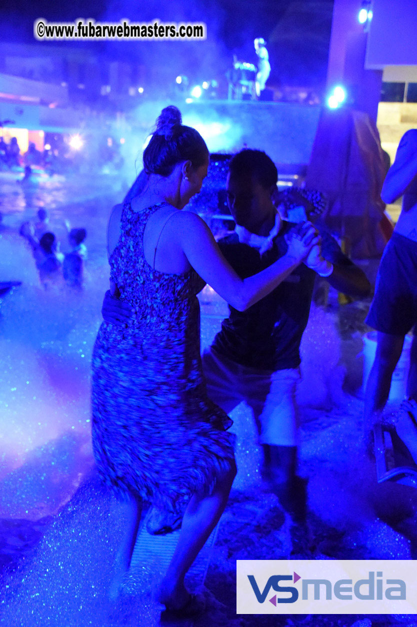Black Light Pool Party