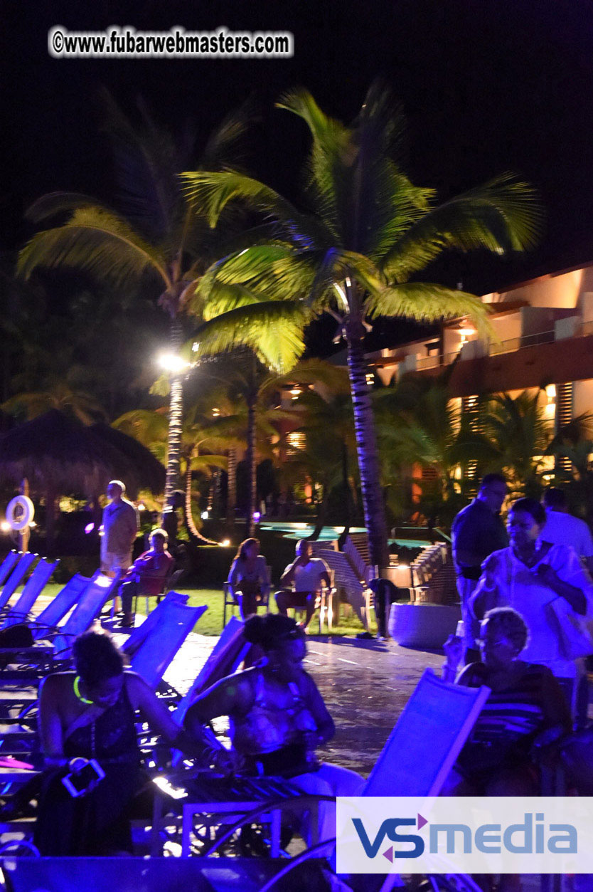 Black Light Pool Party