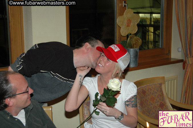 Dinner in Hotel Restaurant Wednesday Night