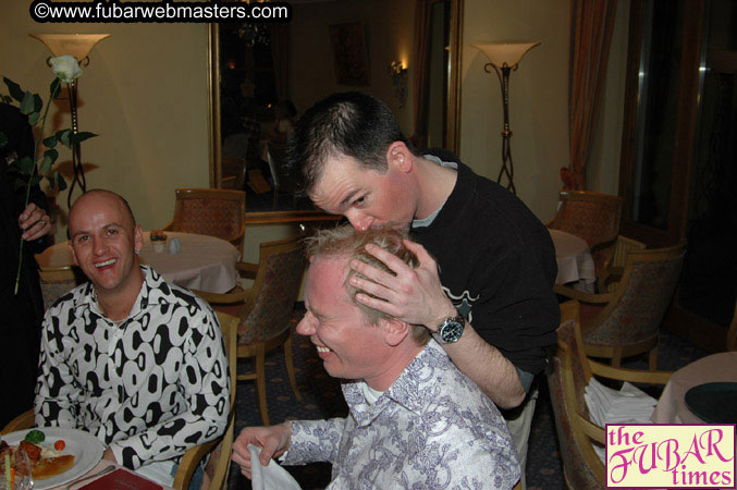 Dinner in Hotel Restaurant Wednesday Night