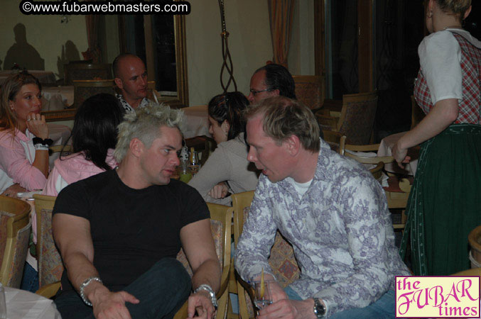 Dinner in Hotel Restaurant Wednesday Night