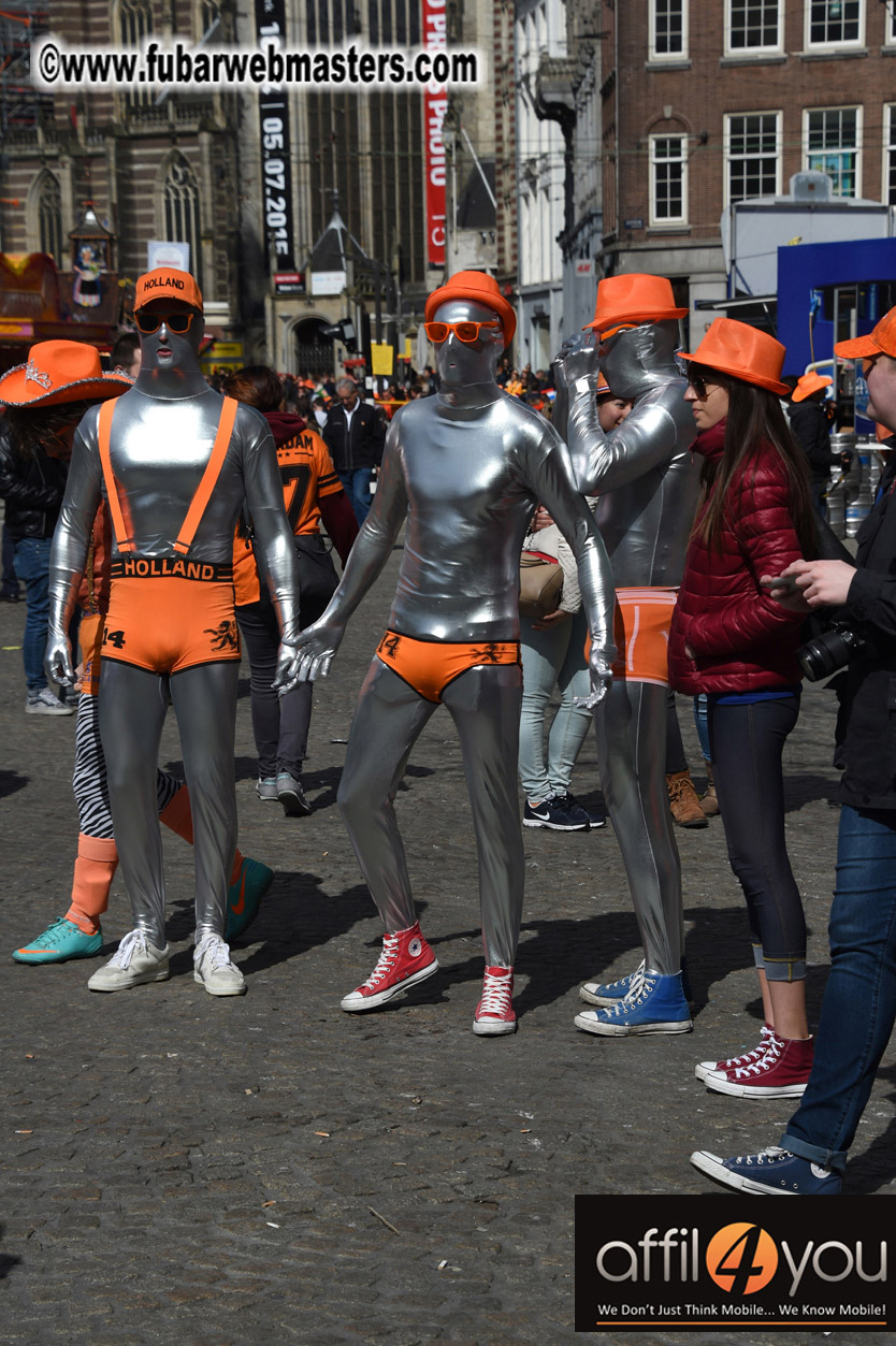 Kings Day in Amsterdam
