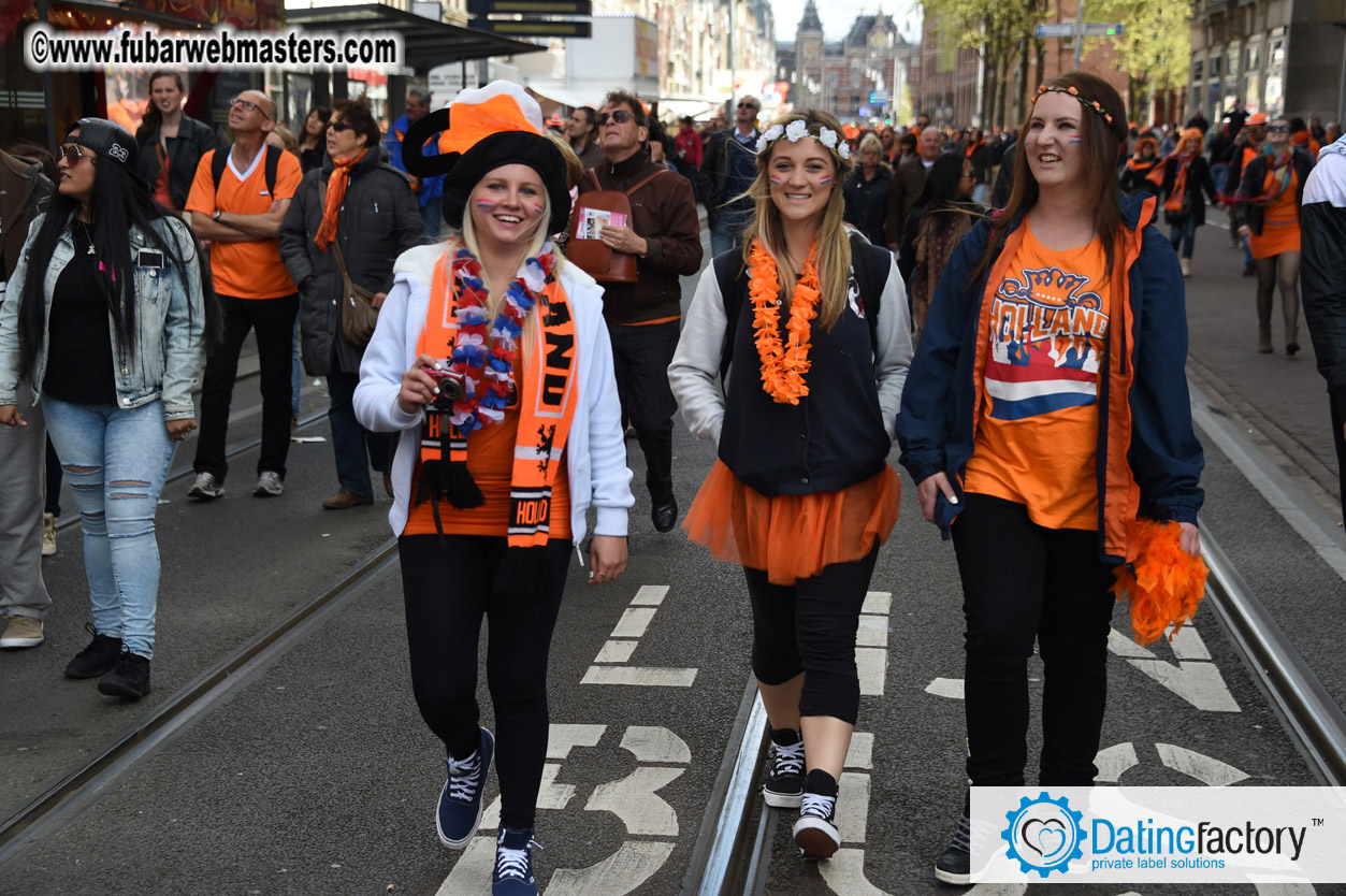 Kings Day in Amsterdam