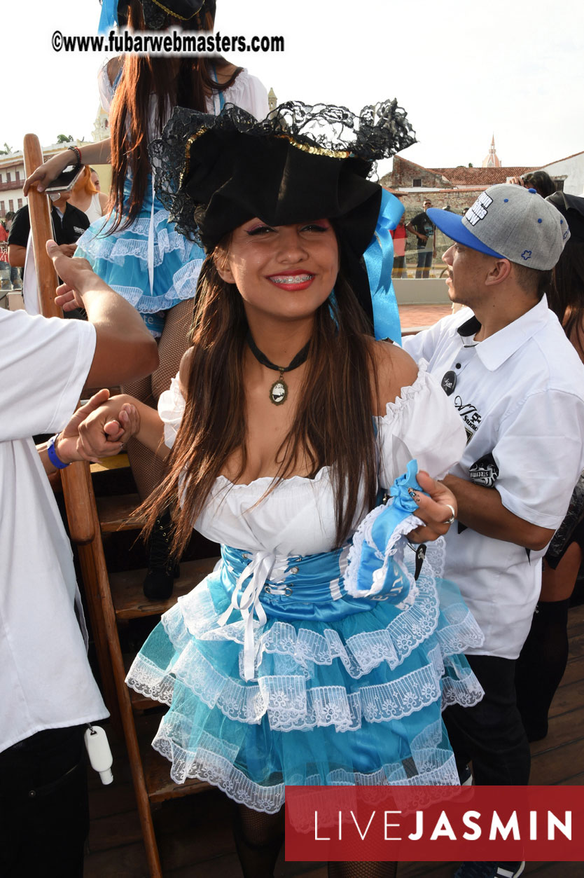 Champagne Networking Pirate Boat