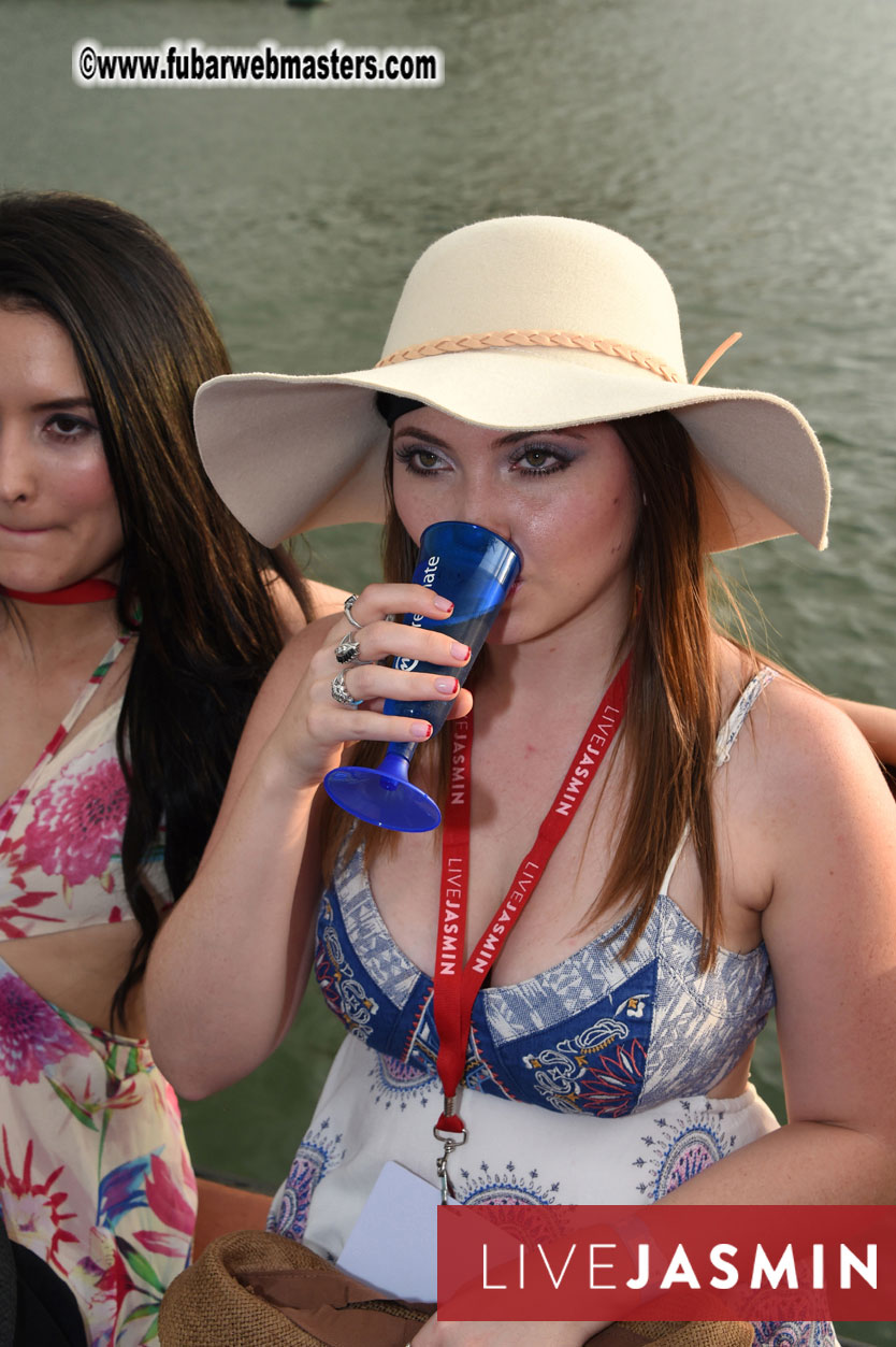 Champagne Networking Pirate Boat