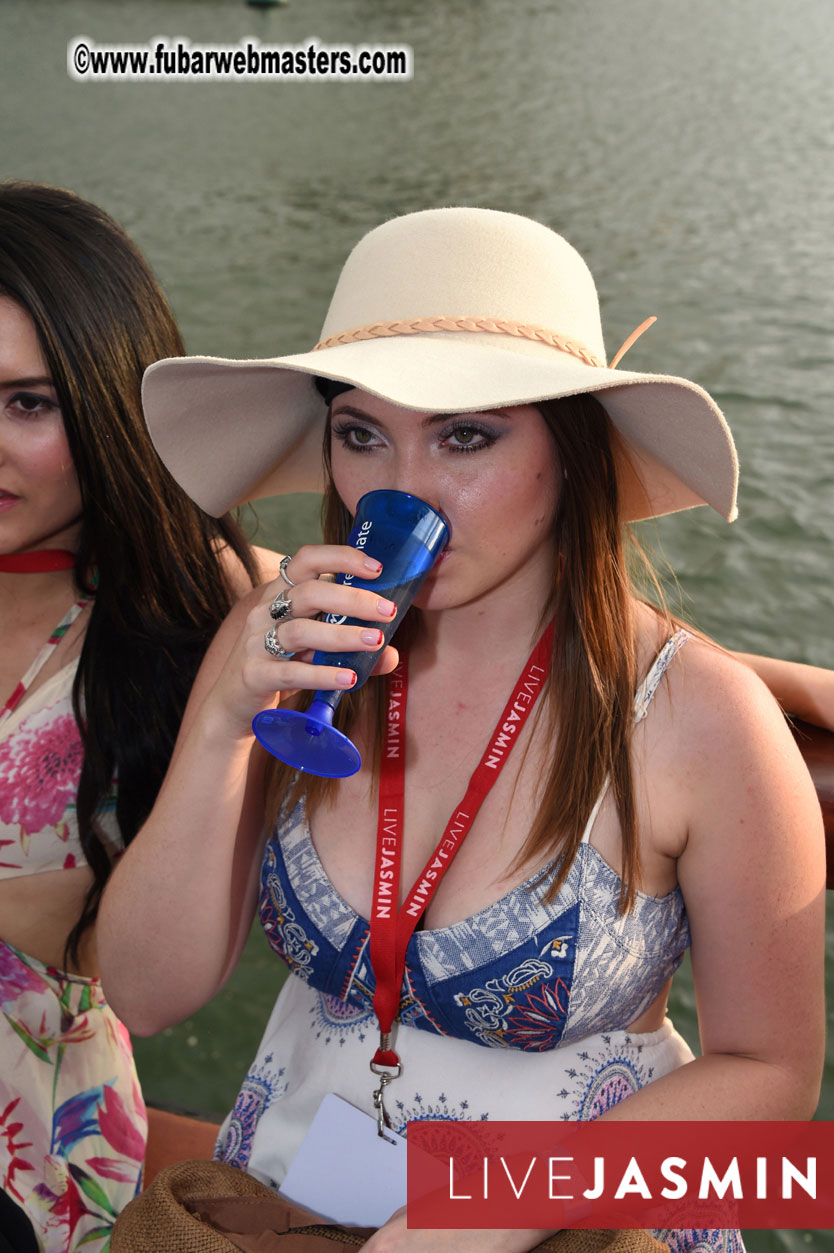 Champagne Networking Pirate Boat