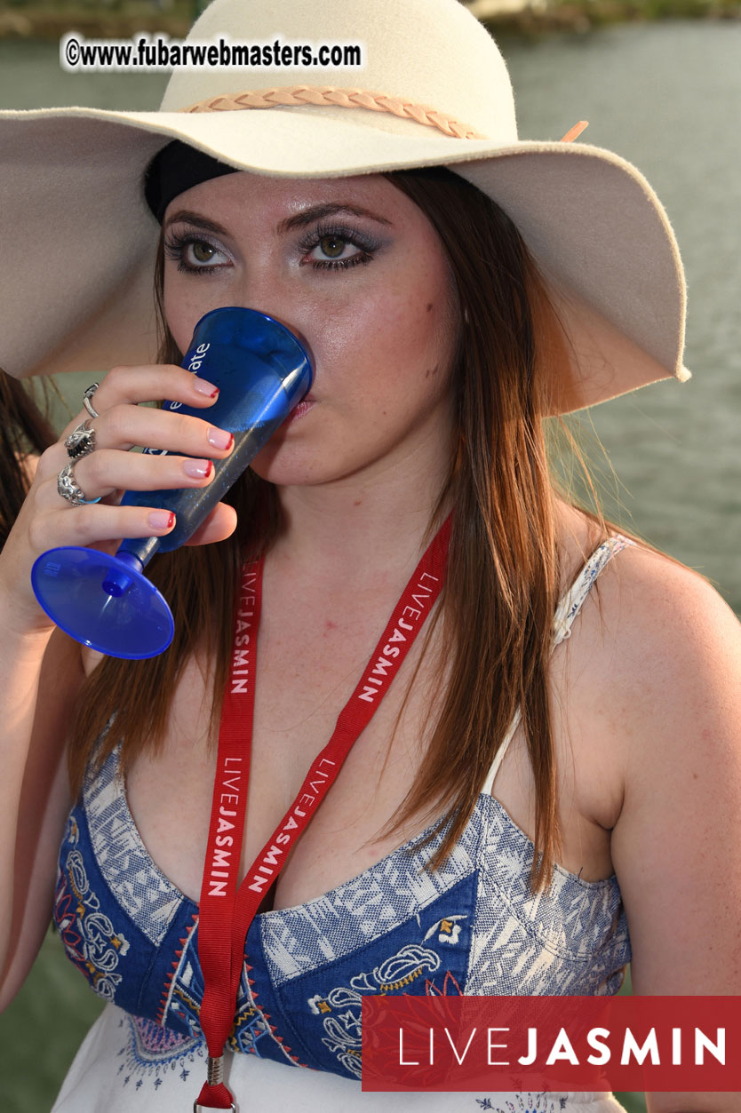 Champagne Networking Pirate Boat