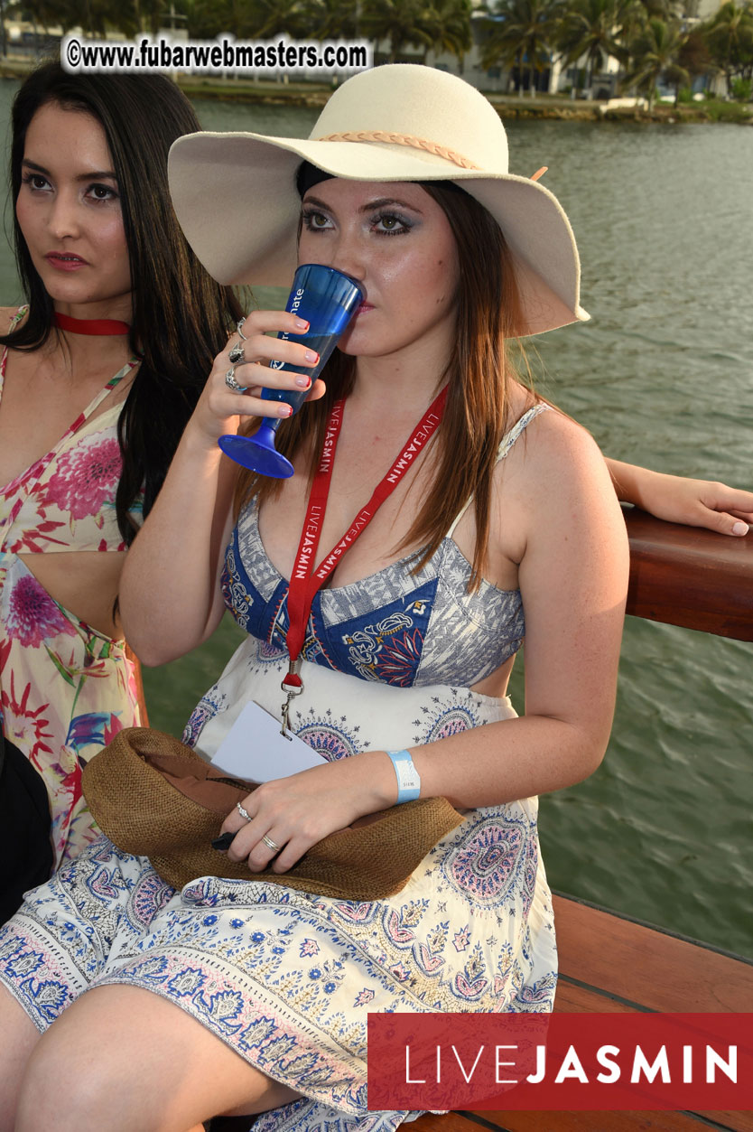 Champagne Networking Pirate Boat