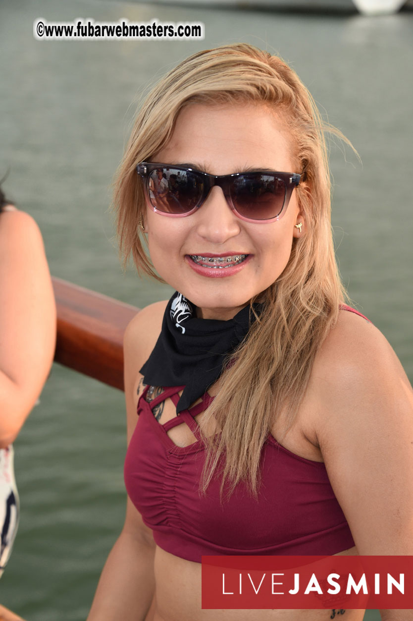 Champagne Networking Pirate Boat