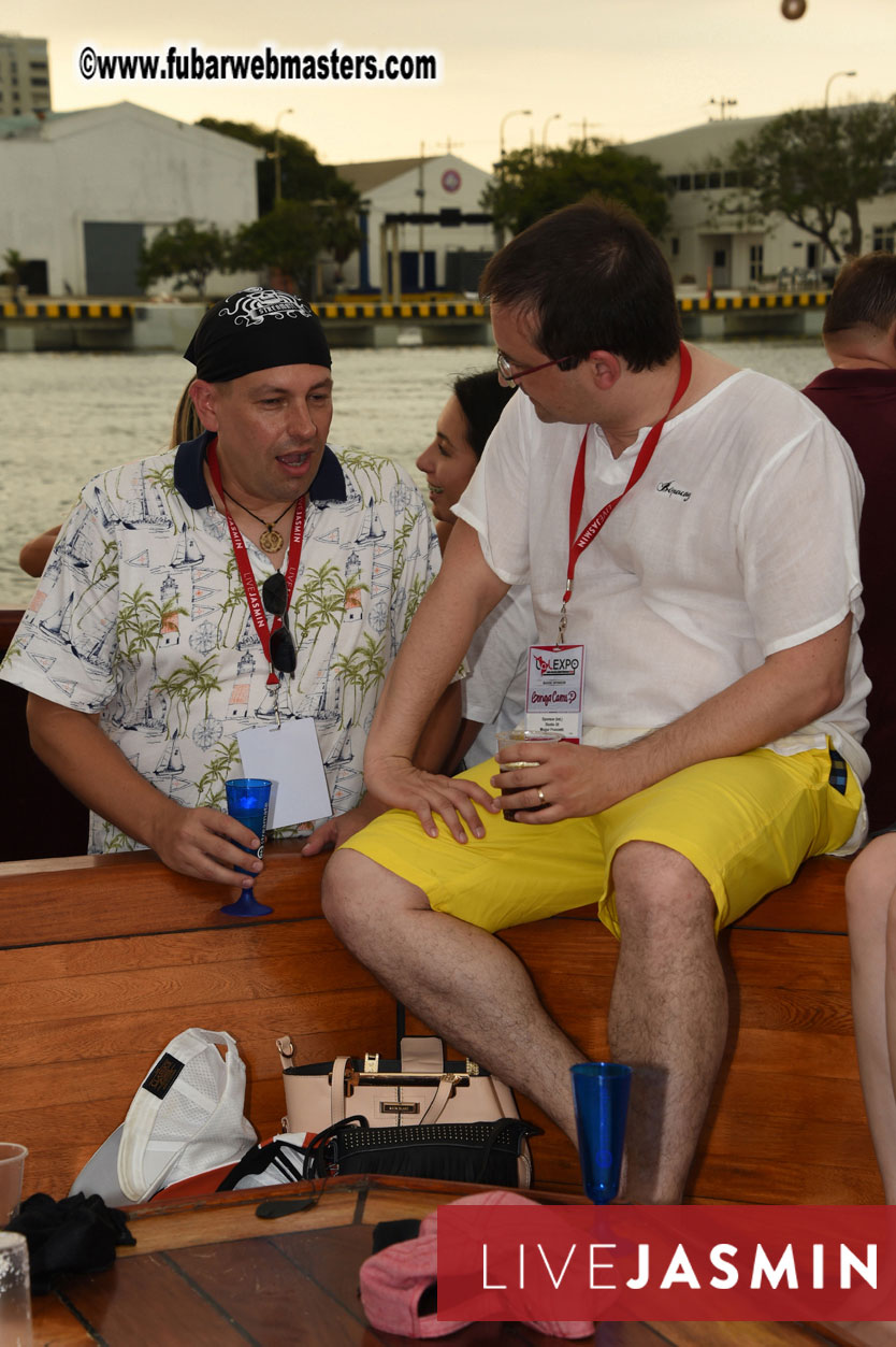 Champagne Networking Pirate Boat