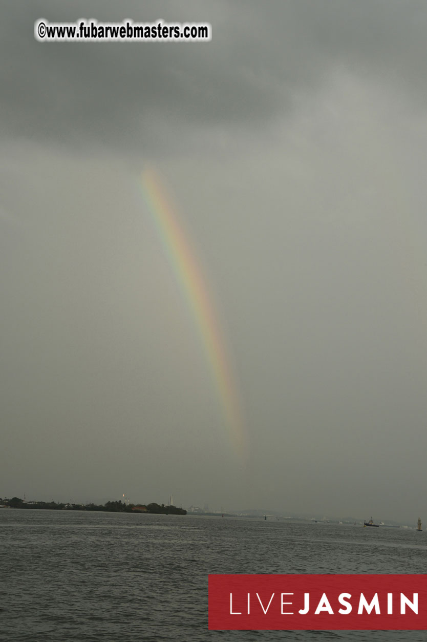 Champagne Networking Pirate Boat