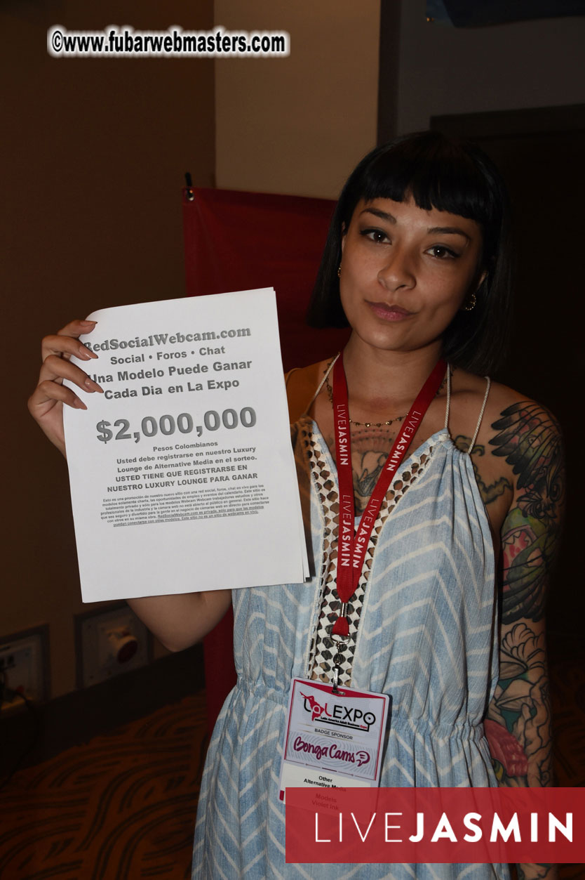 RedSocialWebCam Cash Draw