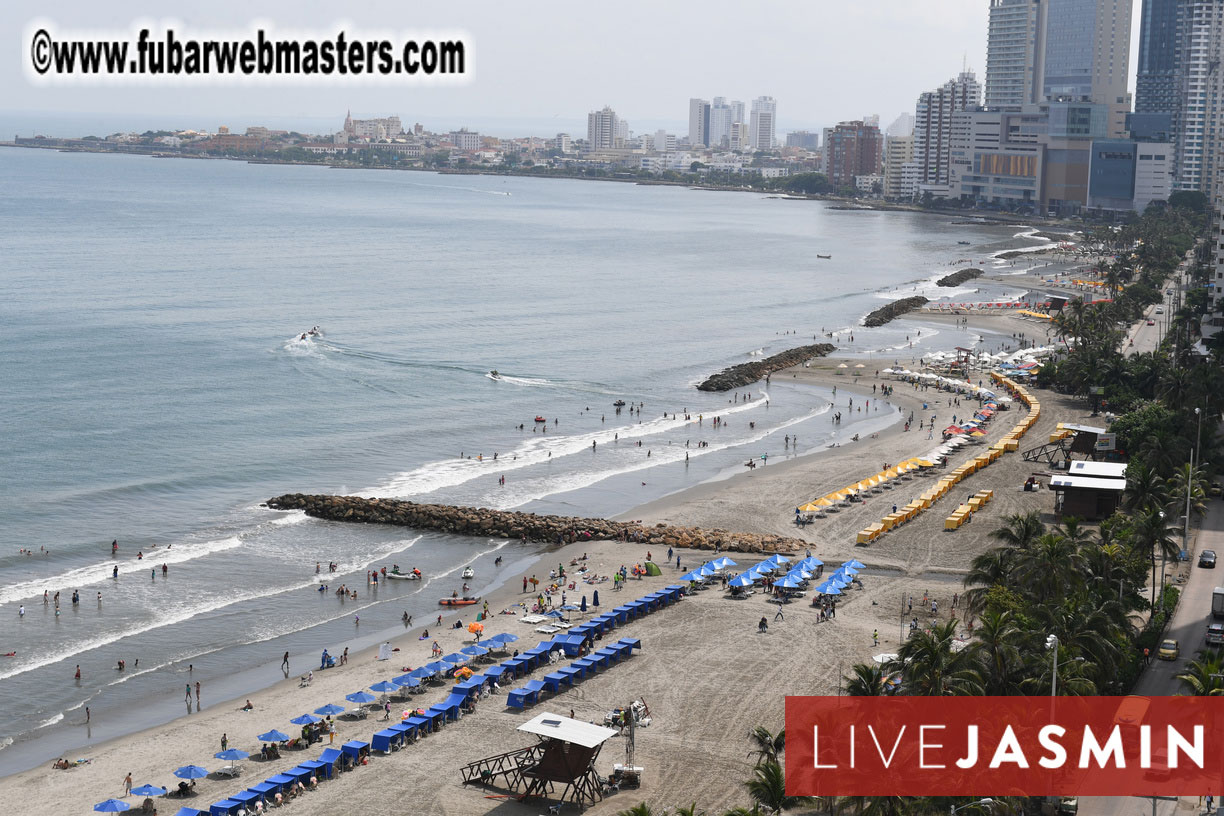 Cartagena, out of the sea