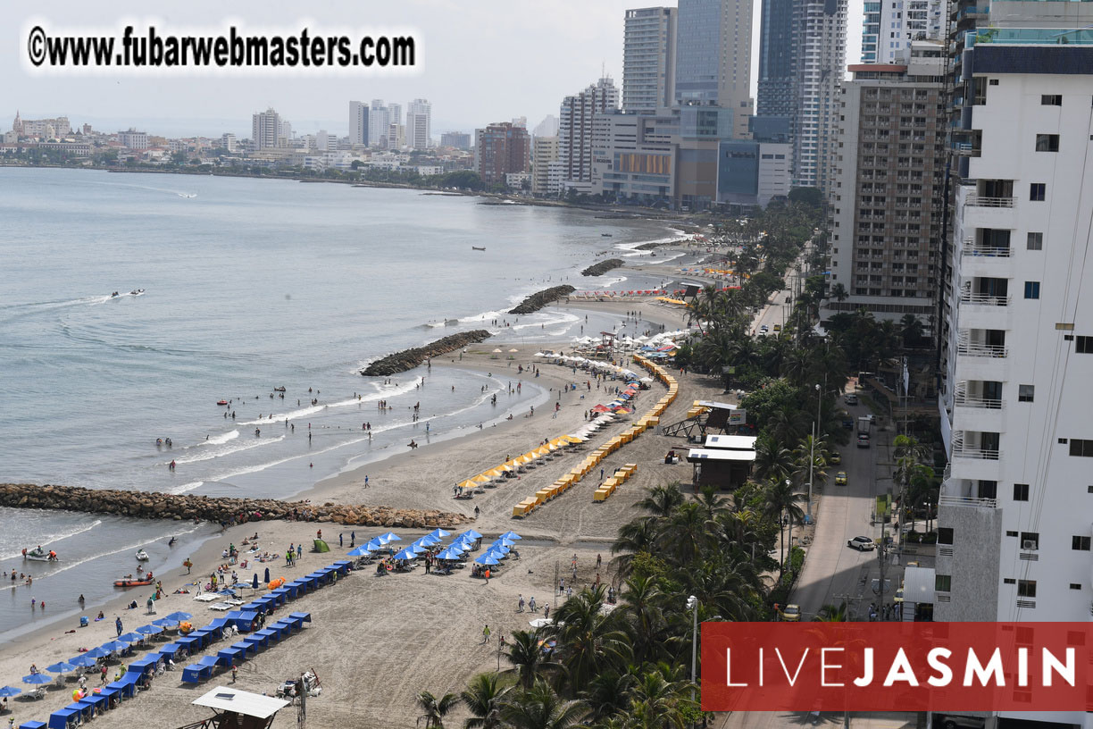 Cartagena, out of the sea