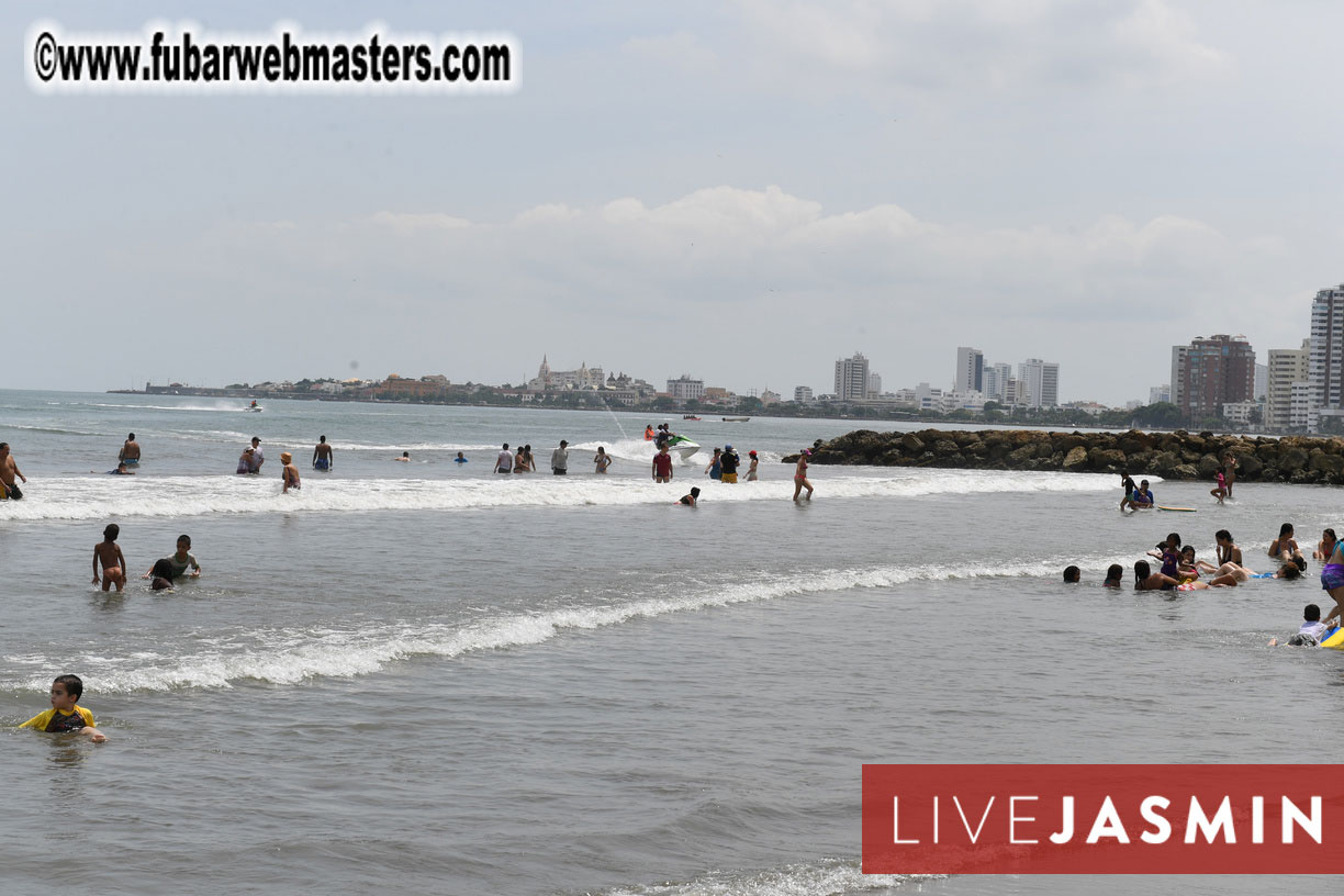 Cartagena, out of the sea