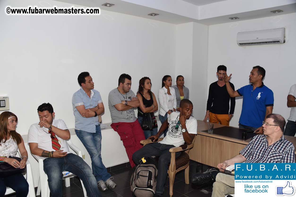 AJ Studios Webcam Studios Tour and lunch