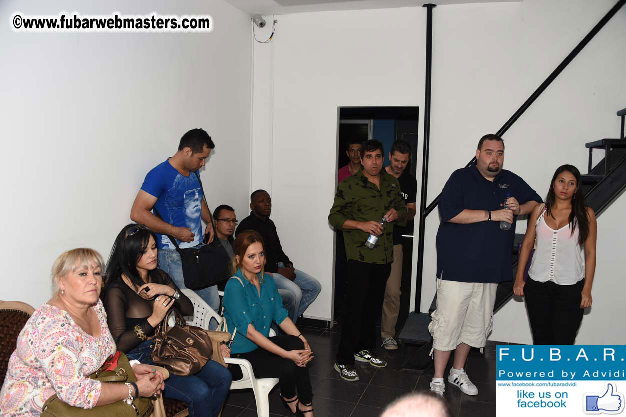 AJ Studios Webcam Studios Tour and lunch