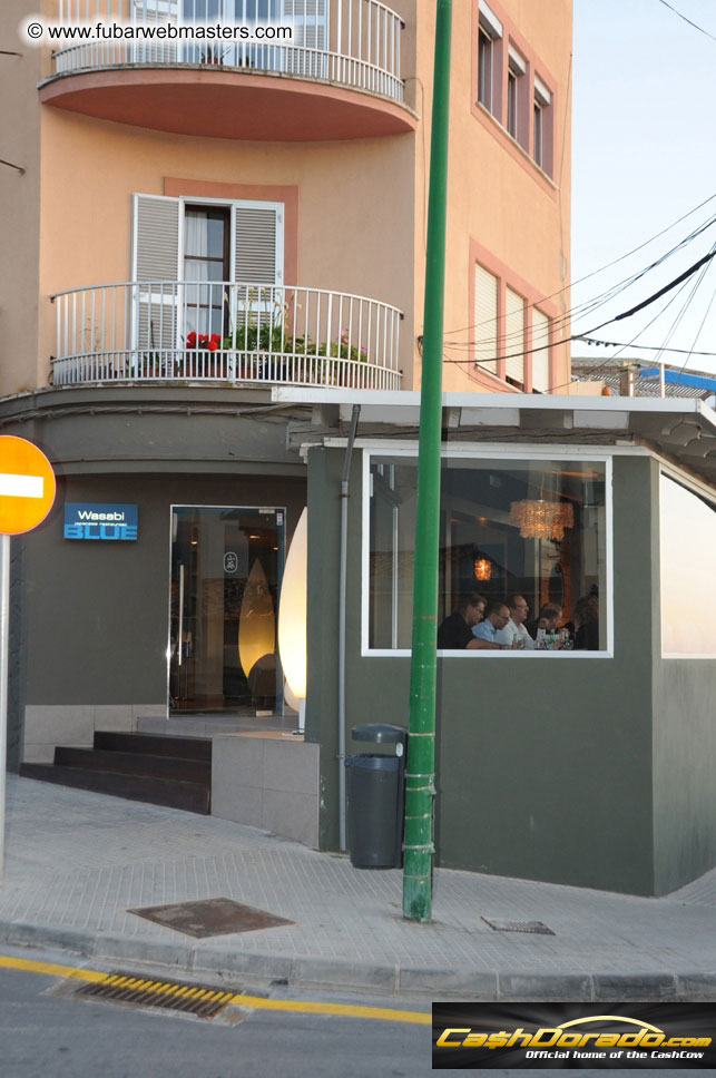 Dinner at Wasabi Blue