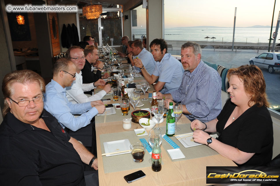 Dinner at Wasabi Blue