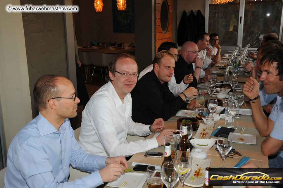 Dinner at Wasabi Blue