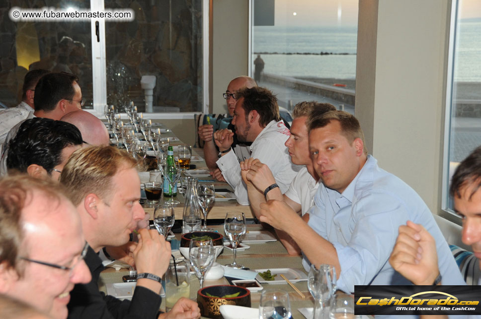 Dinner at Wasabi Blue