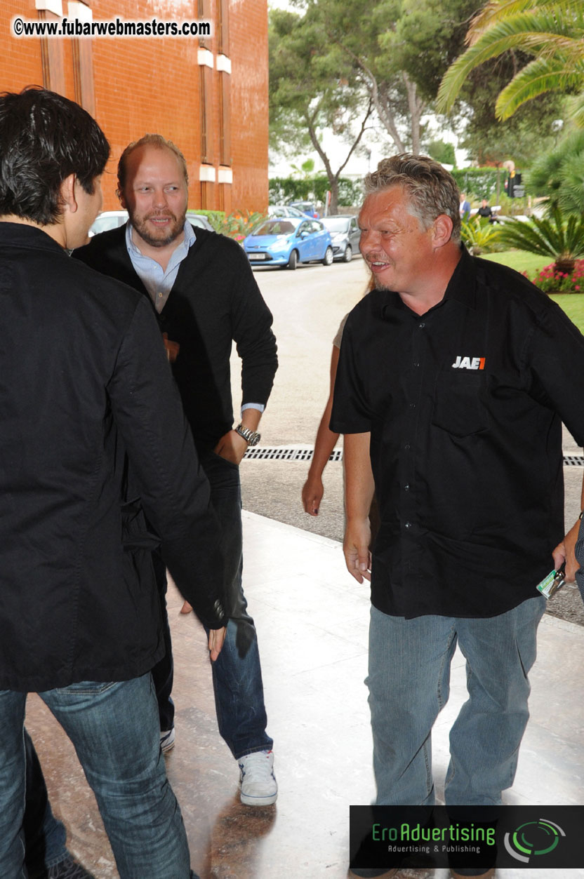 Arrivals, Registration and the Show