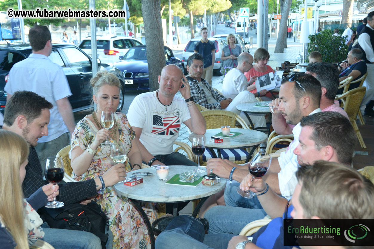 After show networking party at the Cappuccino Bar