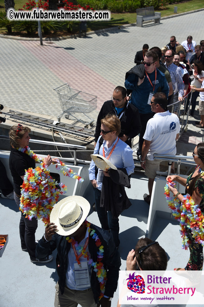 Boat trip with cool drinks & hot girls