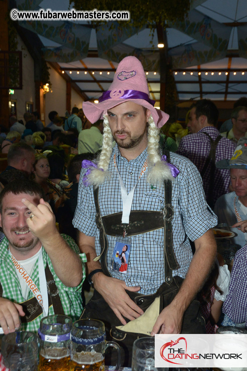 Beer tent seating in the legendary Hofbr?ñu Festze
