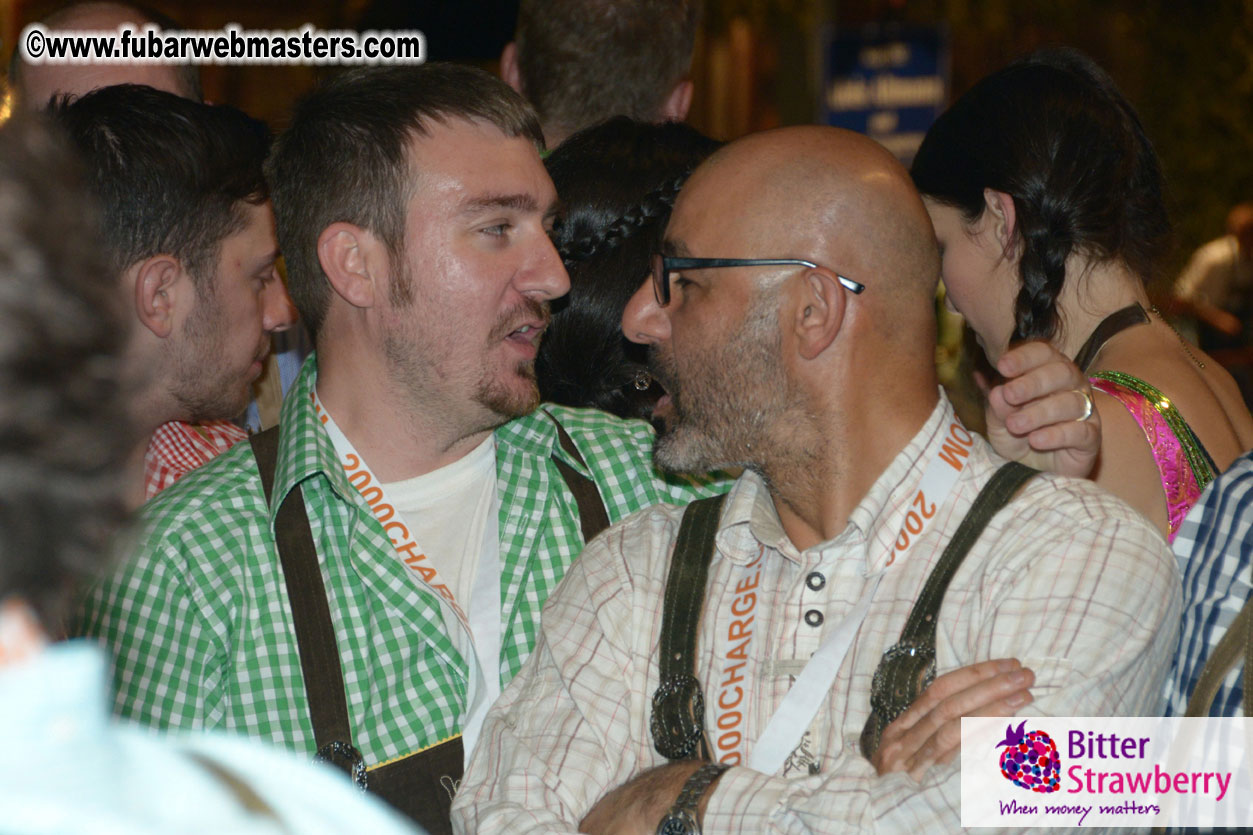 Beer tent seating in the legendary Hofbr?ñu Festze