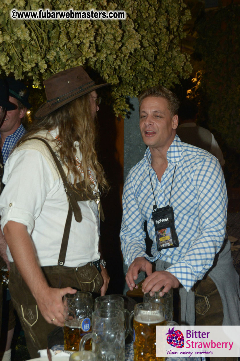 Beer tent seating in the legendary Hofbr?ñu Festze