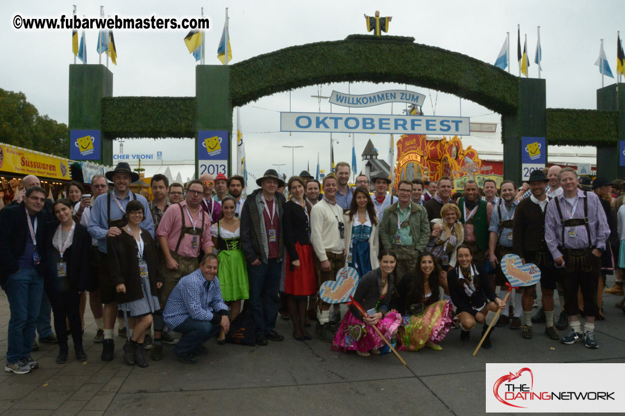 Beer tent seating in the legendary Hacker Festzelt