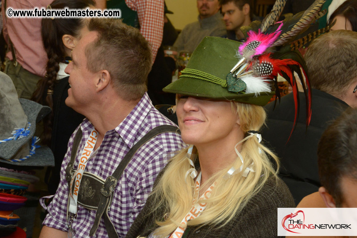 Beer tent seating in the legendary Hacker Festzelt
