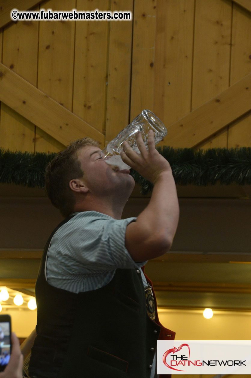Beer tent seating in the legendary Hacker Festzelt