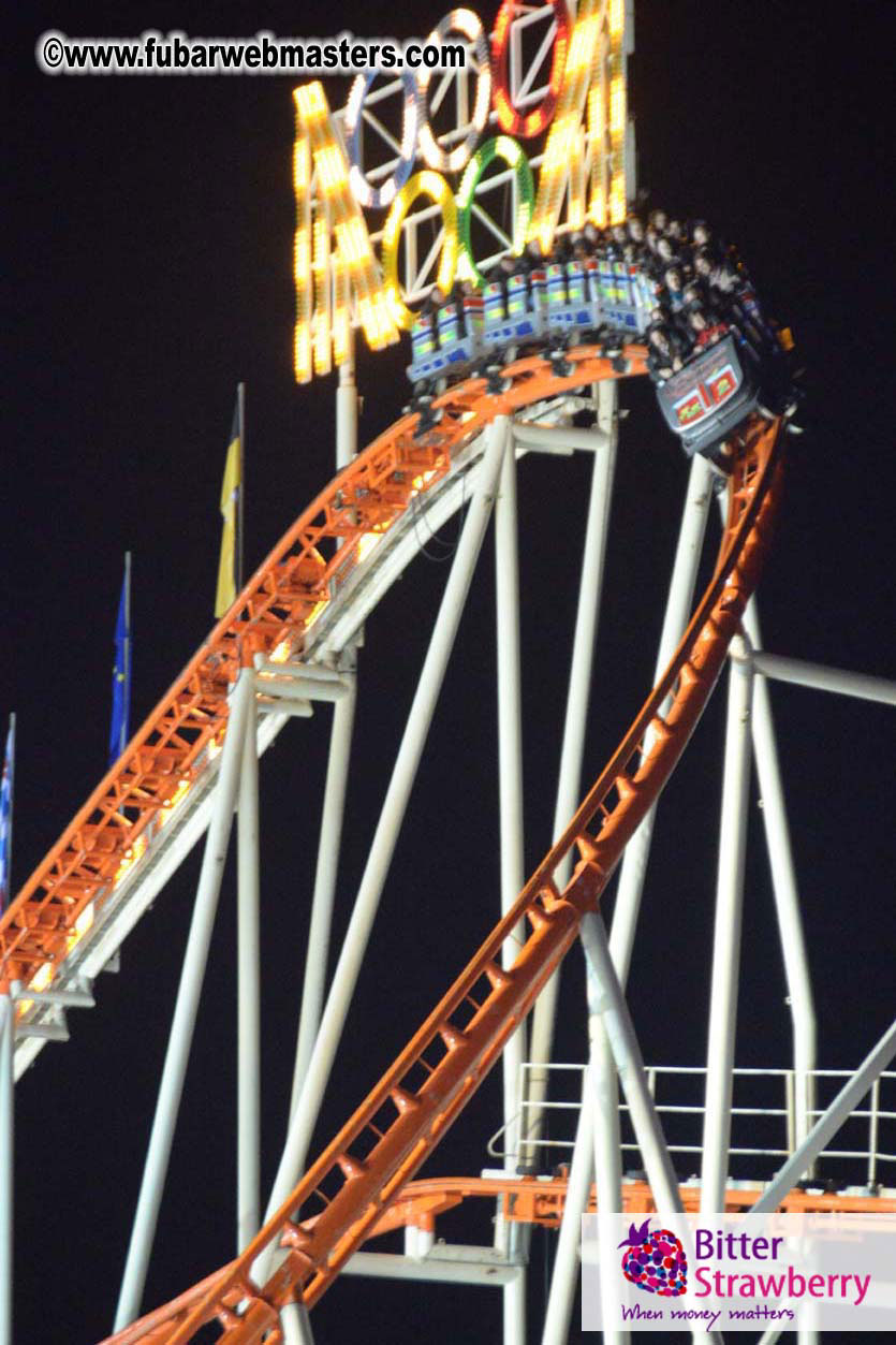 Beer tent seating in the legendary Hacker Festzelt