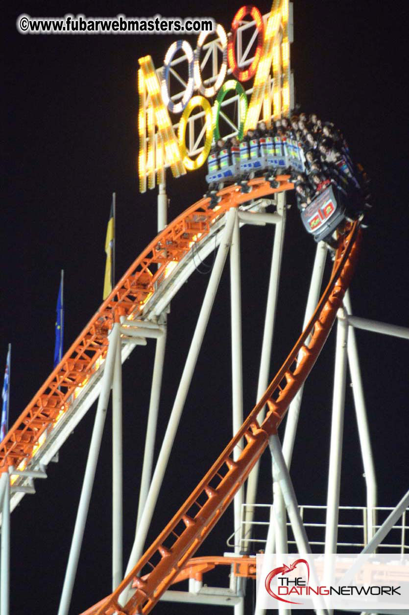 Beer tent seating in the legendary Hacker Festzelt