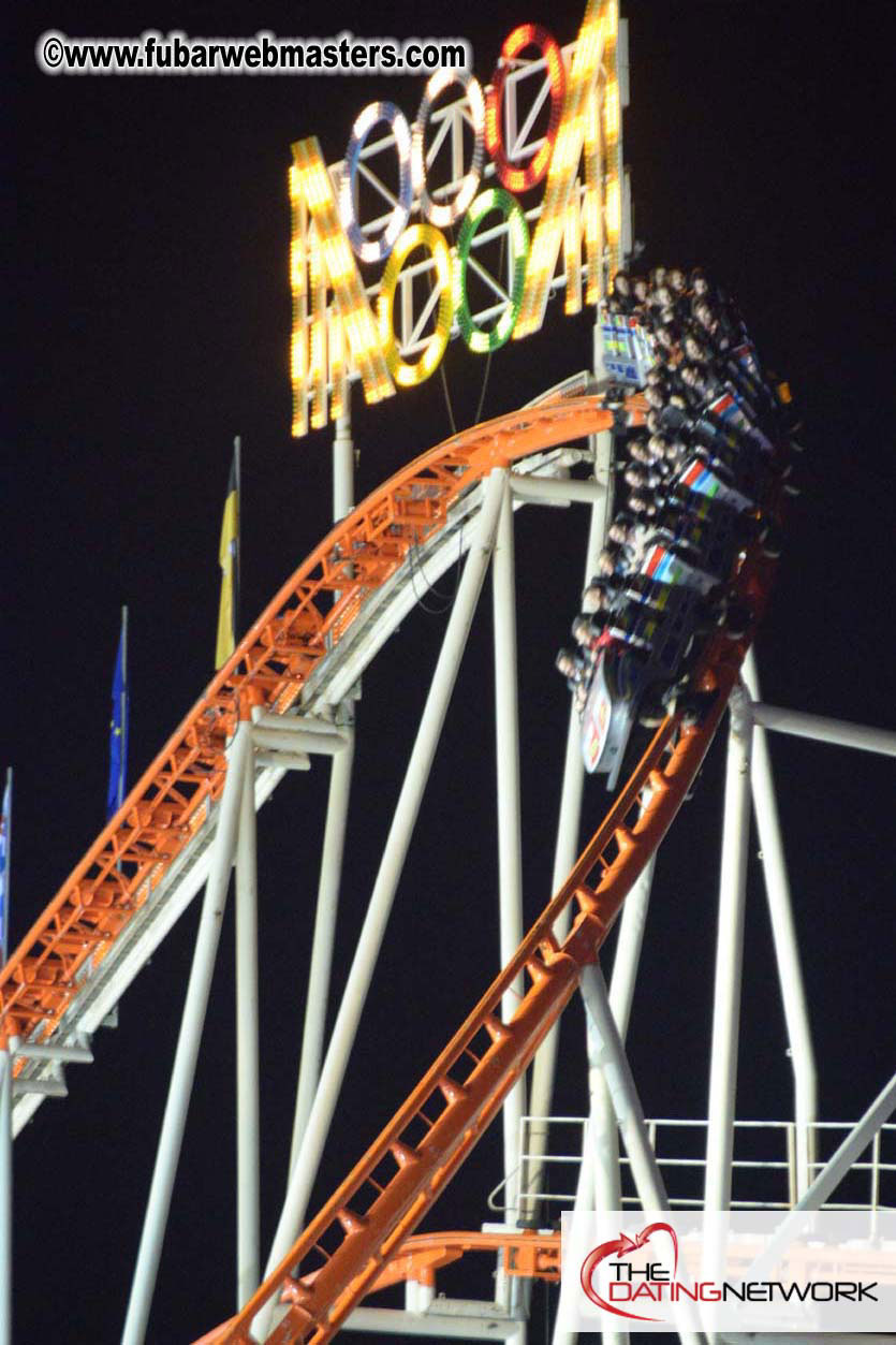 Beer tent seating in the legendary Hacker Festzelt
