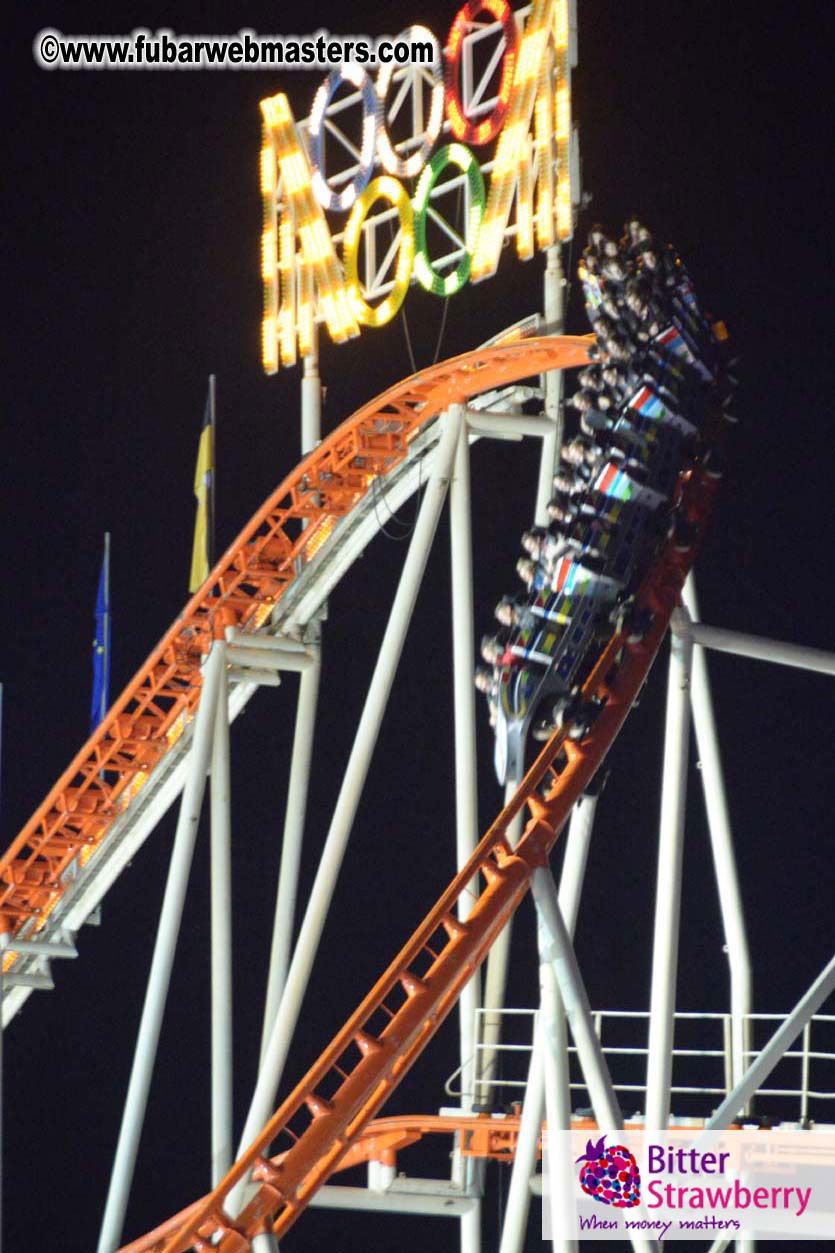 Beer tent seating in the legendary Hacker Festzelt